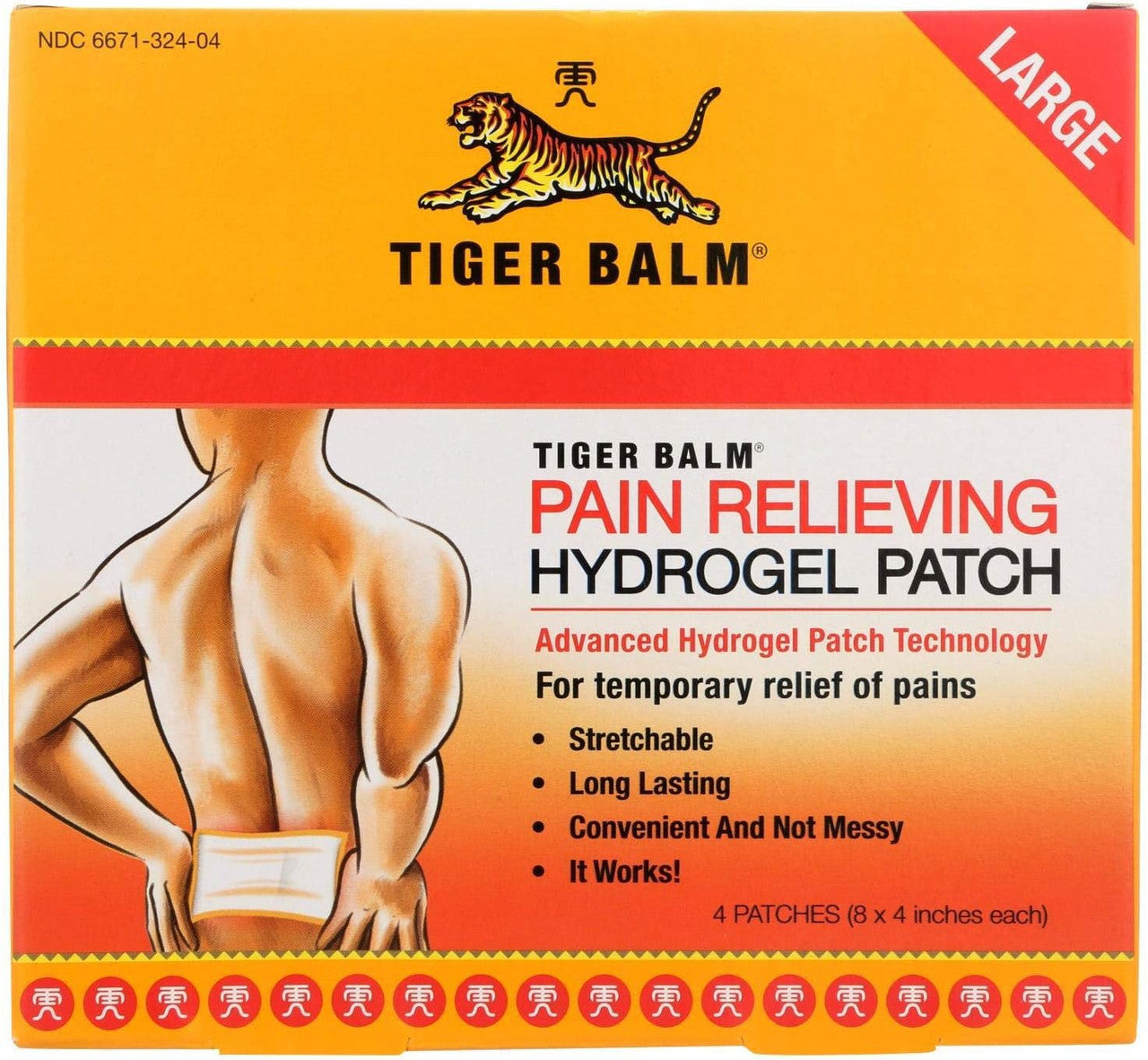 Tiger Balm Pain Relieving Advanced Hydrogel Patch, 12 Ea